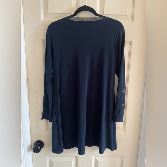 Navy tunic top - Picture 2 of 2